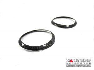 Alfa Romeo Giulia Carbon Fiber Door Speaker Frame - Front - Small